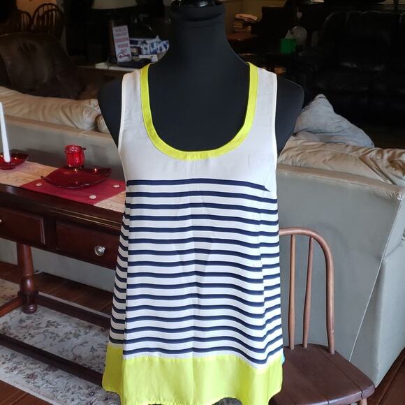Maeve Small light weight striped tank‎ top - Picture 1 of 6